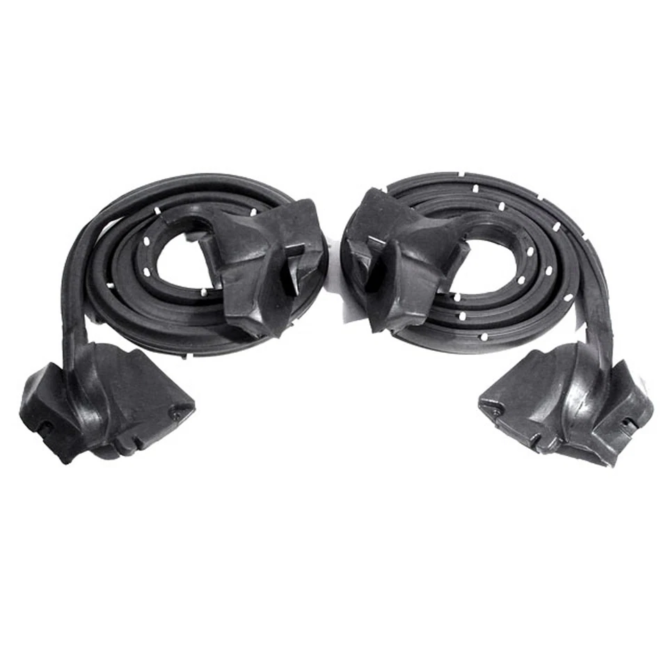 Sellos de puerta delantera con extremos moldeados y clips para Cadillac Seville 1980-1985 LM 18-R Foto 1 de 1