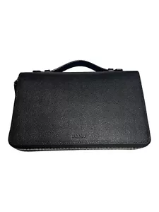 Bally Magus 6219902 Black Leather Clutch Wallet MSRP $695 - Picture 1 of 4