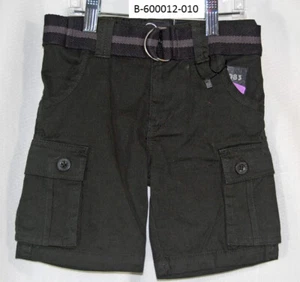 Copper Denim Boys Black Cargo Shorts - Picture 1 of 1