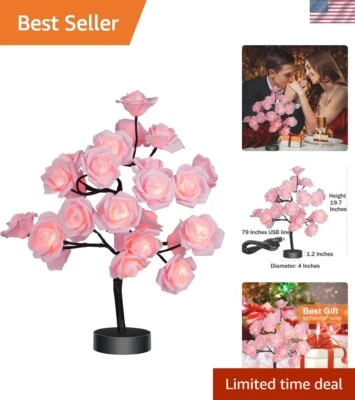 Minimalist Waterproof Flower LED Lamp - Versatile Home Décor for All Occasions - Image 1 of 4