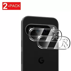 2x Cubierta de lente de cámara de vidrio templado para Google Pixel 9/9 Pro/9Pro XL/9Pro plegable - Imagen 1 de 11