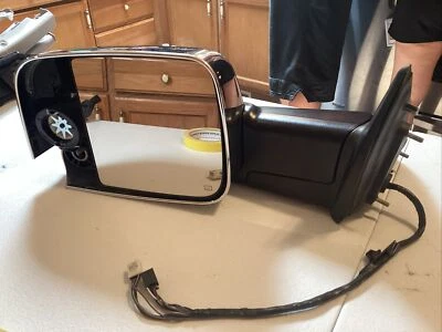 Ram 1500 2500 2014-18 espejo retrovisor izquierdo eléctrico, térmico 68142673AF genuino usado dañado Foto 1 de 4