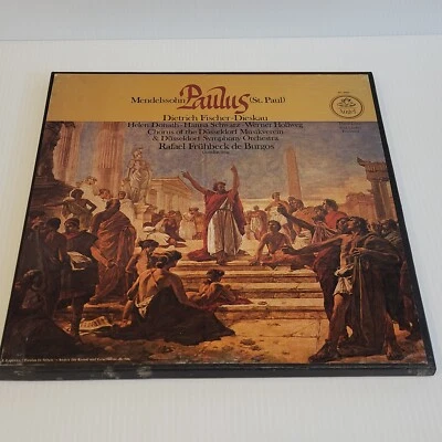 Mendelssohn - Paulus (St. Paul) - 3LP Quadraphonic Box Set Angel SC-3842 Booklet - Image 1 of 4