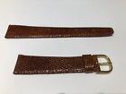 Brown Leather Watch Strap - 0 23/32in - Strap Watch Leather Brown - New