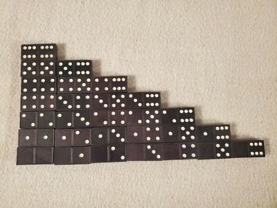 Vintage Double Six Empire State Building Dominoes ~ Complete Set of 28 - Image 1 of 4