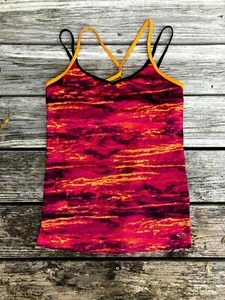 Magenta/pink, Orange, & Black Multicolored Champion C9 Women's Workout Tank - Me - Picture 1 of 5