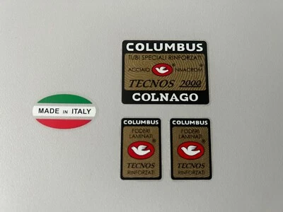 Cuadro Columbus TECNOS 2000 + 2 calcomanías de horquilla / pegatinas + regalo Foto 1 de 3