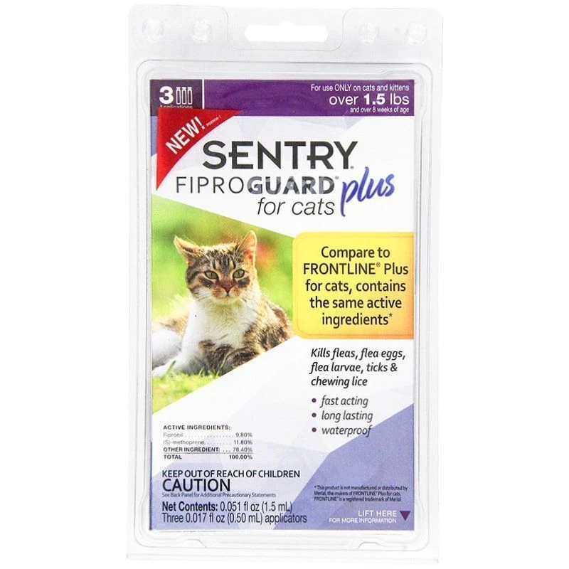 Sentry FiproGuard Plus for Cats over 1.5 lbs