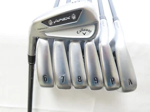 Used LH Callaway Apex Ai300 Iron Set 5-AW Recoil Dart 70 Senior A Flex Graphite - Picture 1 of 9