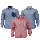 New Men's Casual Designer Full Sleeve Cotton Shirts Sizes from S-XXL