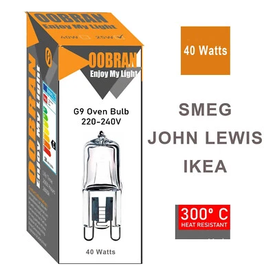 DD-Zanussi 40watt G9 socket Halogen Oven Cooker Lamp Light Bulb - Image 1 of 4