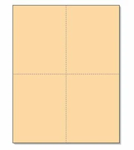 Postales láser/inyección de tinta de 8-1/2" x 11" 4 por página, 250 hojas/1000 tarjetas (Buff) - Imagen 1 de 4