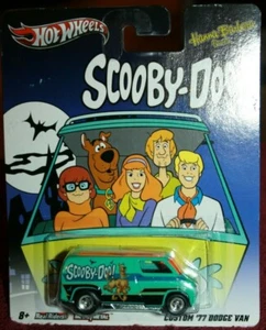 HOT WHEELS SCOOBY DOO HANNA BARBARA CUSTOM 77 DODGE VAN 2011 - Picture 1 of 3