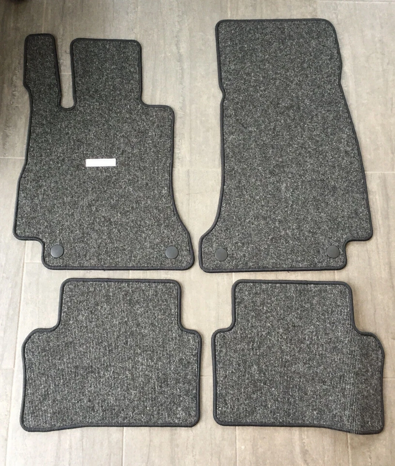 Mercedes Fußmatten Autoteppiche Naturfaser Tretford graphit E-Klasse W123 NEU - Bild 1 von 1