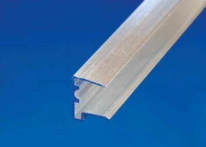 ALU-Tropfkantenprofil für 16mm Stegplatten - 980mm lang - Hohlkammerplatten - Bild 1 von 2