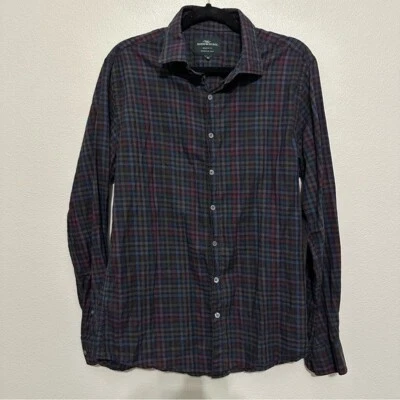 Rodd & Gunn Hombre Lake Widegon Calce Deportivo Cuadros Algodón Camisa Abotonada Talla XL Foto 1 de 3