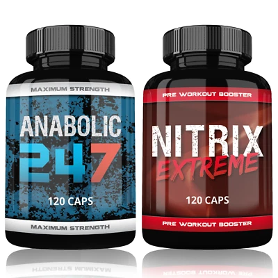 Anaboler Muskelaufbau Testosteron und Trainingsbooster Extrem Testo Anabolika - Bild 1 von 4