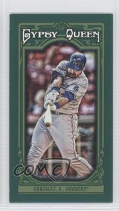 2013 Topps Gypsy Queen Mini Green /99 Adrian Gonzalez #5