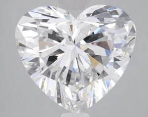 3.10 Ct HEART SHAPE E Color VS1 Clarity IGI CERTIFIED LAB GROWN CVD Diamond - Picture 1 of 12