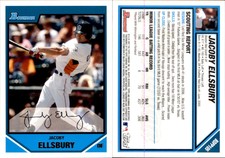 Jacoby Ellsbury 2007 Bowman Draft Picks & Prospects #BDPP105 RC Card