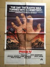Saul Bass' PHASE IV 1974 ORIG. 27x41 MOVIE POSTER! MICHAEL MURPHY HORROR SCI-FI!