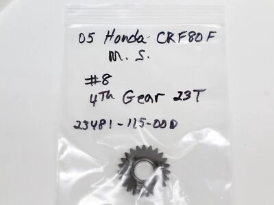 Honda CRF80F CRF XR 80 2005 04-13 transmisión eje principal cuarta marcha 23T Foto 1 de 4