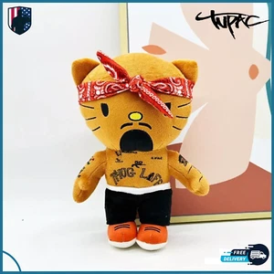 25Cm Hello Kitty as Tupac Plush Doll Rapper Figure Collectable Gift - Picture 1 of 5