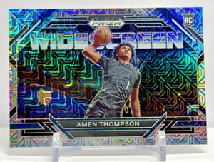 2023 Panini Prizm Draft Picks Rookie Widescreen Mojo #'d /25 Amen Thompson No.11