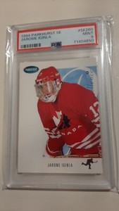 1994-95 Jarome iginla Parkhurst SE rookie card #SE260 PSA 9 w/a young guns 