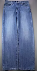 Pantalones de mezclilla para hombre Lucky Brand 329 clásicos rectos elásticos lavado medio talla 34x32 - Imagen 1 de 10