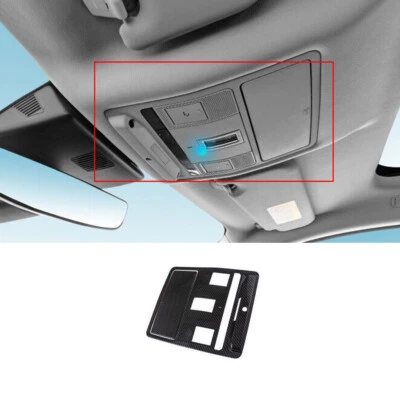 For Jaguar E-PACE 2018-20 ABS Carbon Fiber Front Lamp Reading Light Panel Cover - Image 1 of 4