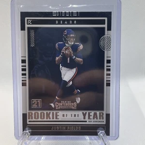 2021 Panini Contenders Rookie of the Year Contenders #3 Justin Fields - Picture 1 of 2