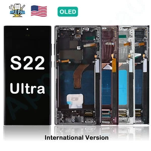 For Samsung Galaxy S22 Ultra 5G S908B S908E LCD Display Screen Replacement Black - Picture 1 of 23