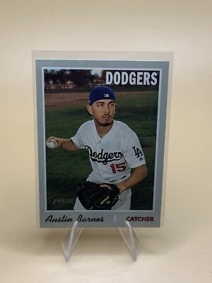2019 Topps Heritage High Number - #597 Austin Barnes - Image 1 of 2