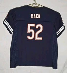 NFL Team Apparel Chicago Bears Khalil Mack Jersey Shirt Womens 2XL Pre-owned - Picture 1 of 6