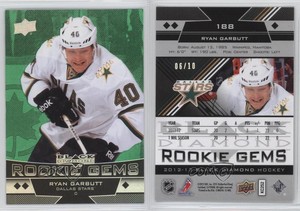 2012-13 Upper Deck Black Diamond Triple Gems Emerald /10 Ryan Garbutt Rookie RC