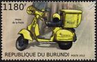 Correos VESPA PX 125 (Spanish Post Office Mail Scooter) Motorcycle Stamp