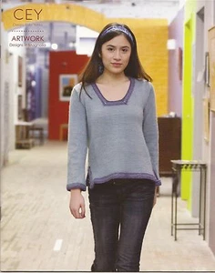 CEY Classic Elite Yarns Knitting Pattern Book 9159 Artwork 5 Gorgeous Designs - Picture 1 of 2