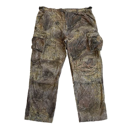 Game Winner Camo Tactical Pants Mens XL 42" x 30" Mossy Oak Brush Cargo Pocket - Image 1 of 4