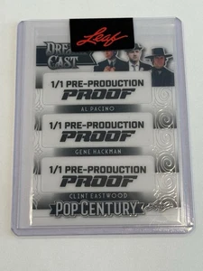 Pacino, Hackman, Eastwood 2024 Leaf Pop Century Dream Cast 1/1 Pre-Production - Picture 1 of 1