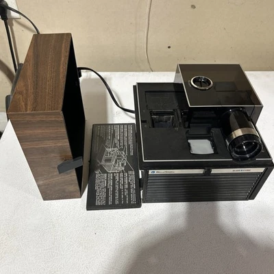 Vintage Bell And Howell Slide Cube Projector WORKS  - Image 1 of 4