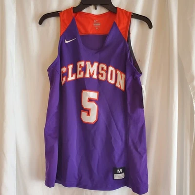 Nike Clemson Tigers Elite Enforcer Basketball Jersey Women's M Purple #5 Nwt - Image 1 of 4