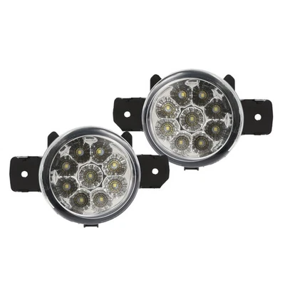 LH+RH White LED Front Bumper Driving Fog Lights For Nissan X-trail T32 T30 - image 1 of 4