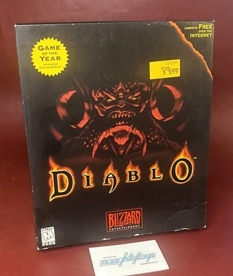 Diablo Big Box Game Of The Year Edition (PC/MAC, 1998, Blizzard) NOS 90s Sealed - Image 1 of 4