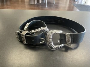 b-low the belt schwarz Leder Armreifgürtel GRÖSSE SMALL Double Western - Bild 1 von 11