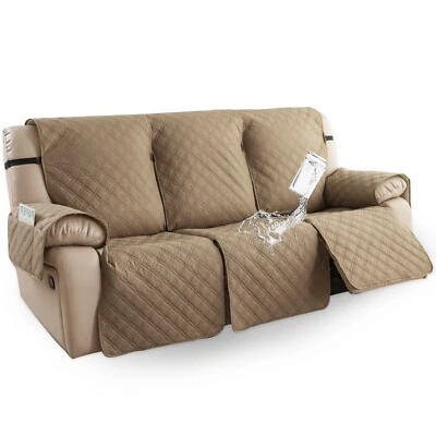 Waterproof non-slip sofa cover recliner 3 seats, furniture protection decoration - Image 1 of 4