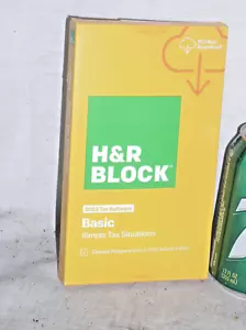 SEALED DOWNLOAD H&R BLOCK BASIC DL SIMPLE TAX SITUATIONS 2023 E-FILE WIN + MAC - Picture 1 of 11