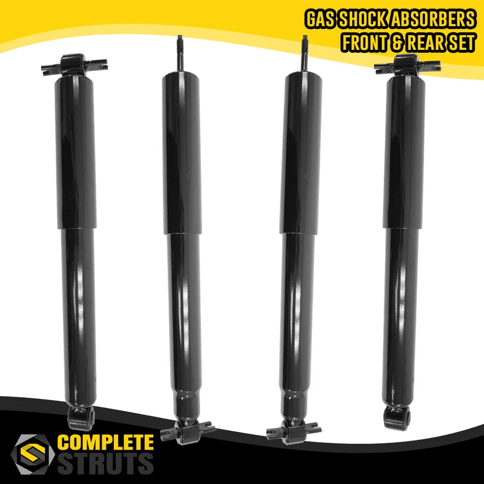1997-2006 Jeep Wrangler 4WD Front & Rear Gas Shock Absorbers - Image 1 of 1