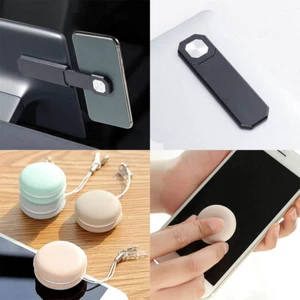 Magnetic Screen Side Phone Holder / Phone Screen Cleaners Keychain for Gifts USA - Photo 1 sur 28