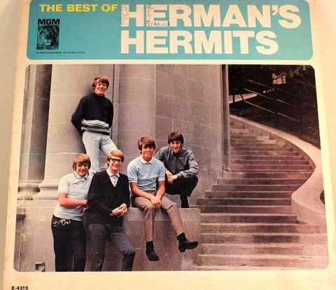 (M068) H HERMIT'S "THE BEST OF" ORIGINAL ALBUM PHOTO PETER NOONE Cover